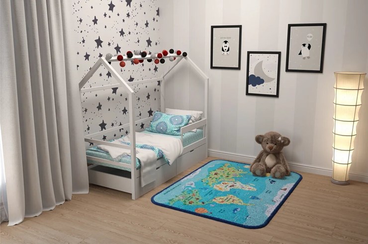 Кровать-домик в детскую Svogen белый в Петрозаводске - изображение 6