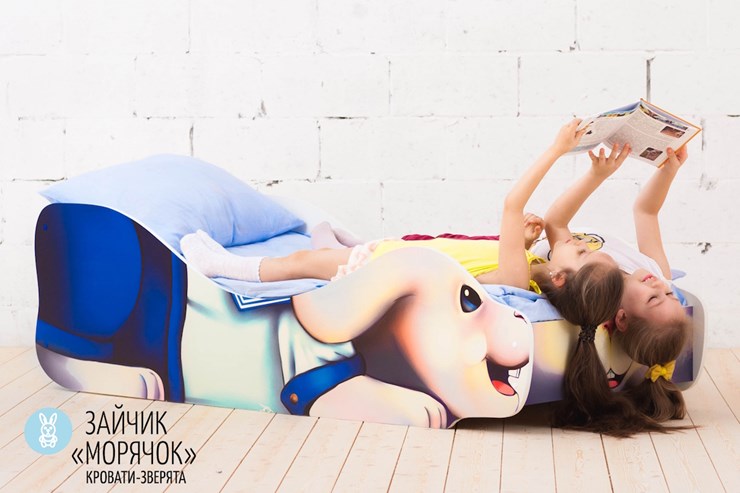 Детская кровать-зверенок Заяц-Морячок в Петрозаводске - изображение 1