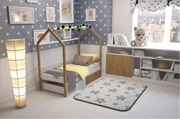 Кровать-домик в детскую Svogen белый-дерево в Петрозаводске - предосмотр 4