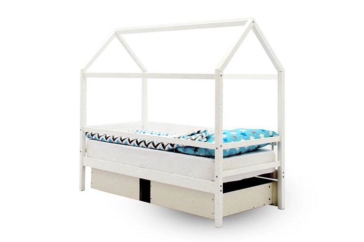 Кровать-домик в детскую Svogen белый в Петрозаводске - изображение 5
