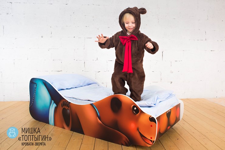 Детская кровать Мишка-Топотыгин в Петрозаводске - изображение 1