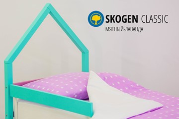Кровать-домик детская мини Skogen мятный-лаванда в Петрозаводске - предосмотр 3