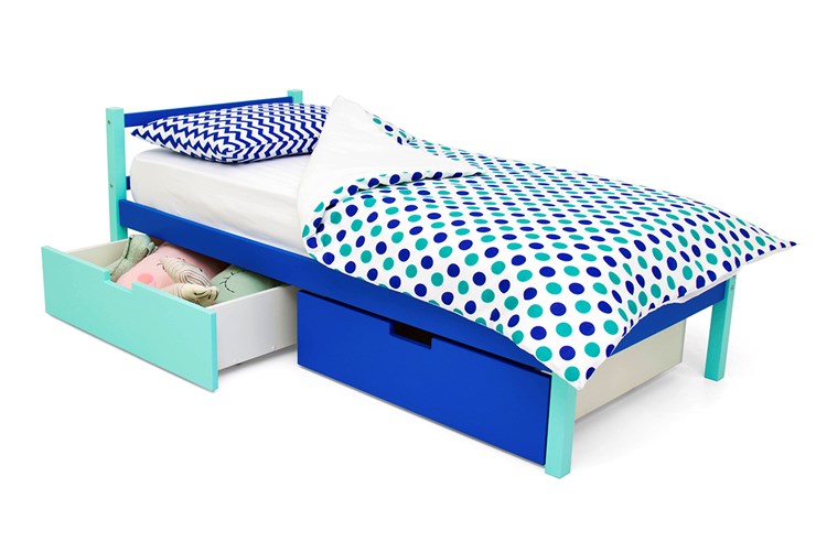 Кровать в детскую Skogen classic мятно-синия в Петрозаводске - изображение 4
