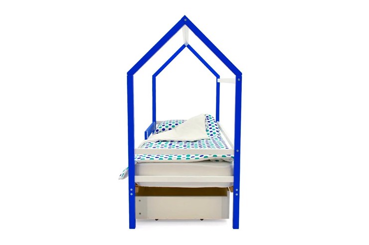 Детская кровать-домик Svogen сине-белый в Петрозаводске - изображение 5