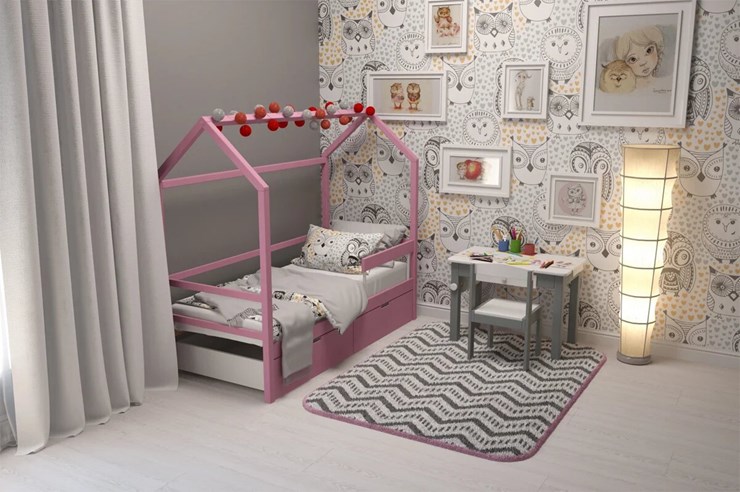 Кровать-домик детская Svogen лаванда в Петрозаводске - изображение 6