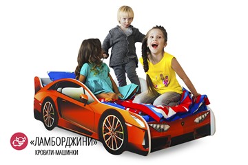 Кровать-машина детская Lamborghini в Петрозаводске - предосмотр 4