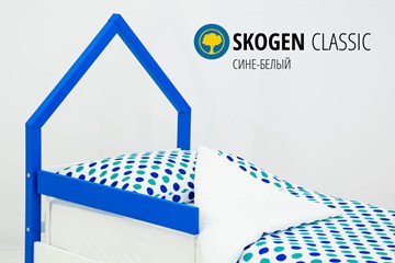 Детская кровать-домик мини Skogen сине-белый в Петрозаводске - предосмотр 3