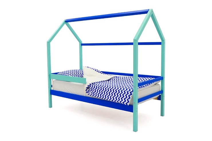 Кровать-домик Svogen синий-мятный в Петрозаводске - изображение 2