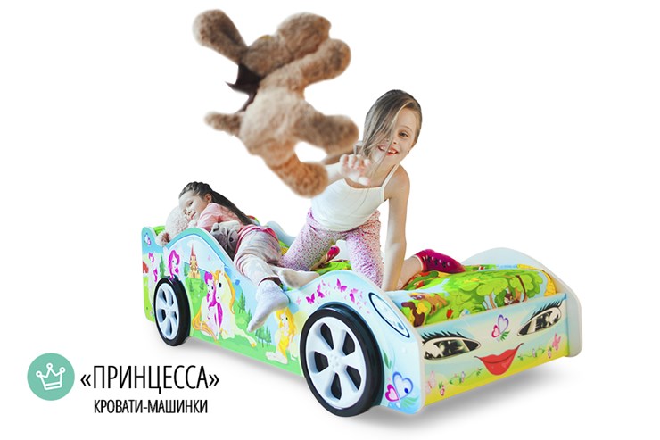 Детская кровать-машина Принцесса в Петрозаводске - изображение 3