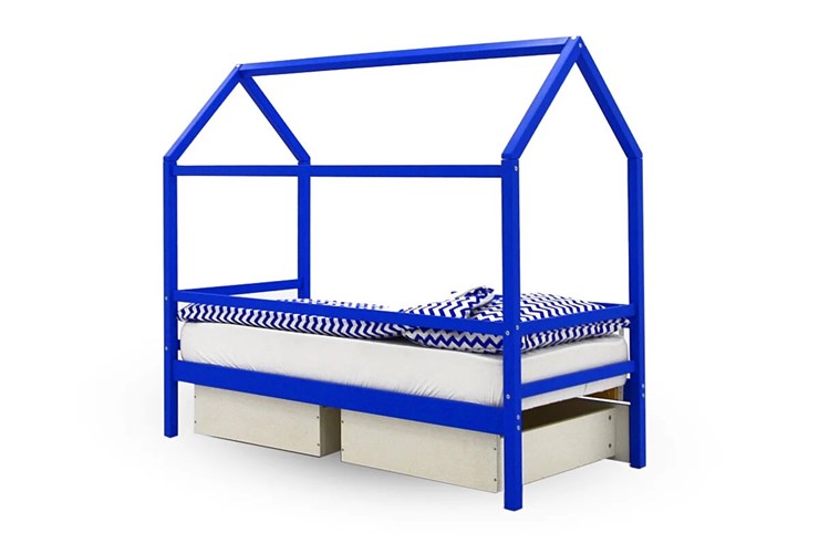 Детская кровать-домик Svogen синий в Петрозаводске - изображение 4
