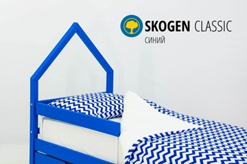Кровать-домик детская мини Skogen синия в Петрозаводске - предосмотр 3