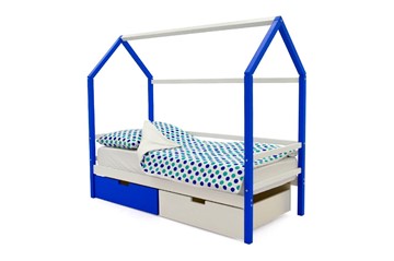 Детская кровать-домик Svogen сине-белый в Петрозаводске - предосмотр 3