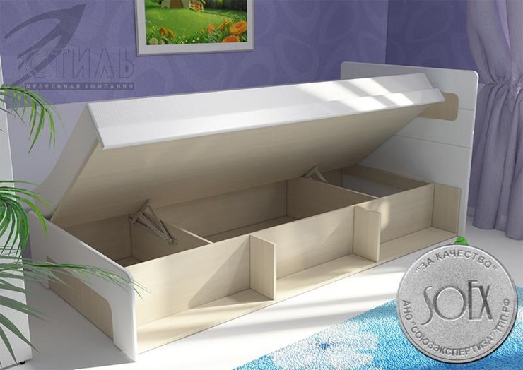 Кровать детская с механизмом Палермо-Юниор без вставок в Петрозаводске - изображение 2