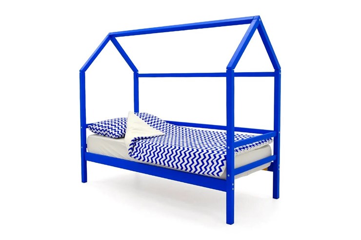 Детская кровать-домик Svogen синий в Петрозаводске - изображение 1
