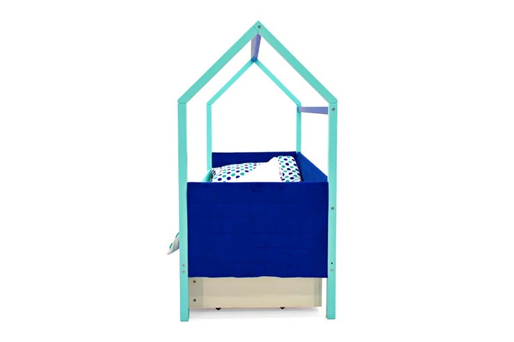 Кровать-домик Svogen, мятный-синий мягкая в Петрозаводске - изображение 5