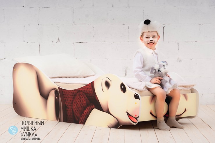 Кровать-зверёнок Полярный мишка-Умка в Петрозаводске - изображение 1