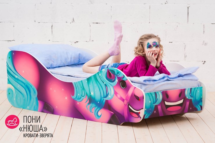 Детская кровать-зверенок Пони-Нюша в Петрозаводске - изображение 1