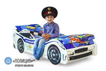 Кровать-машина детская Полиция в Петрозаводске - предосмотр 1
