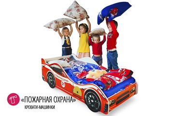 Кровать-машина детская Пожарная охрана в Петрозаводске - предосмотр 4