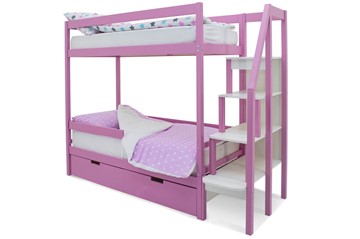 Детская 2-ярусная кровать Svogen розовый в Петрозаводске