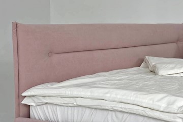 Кровать в детскую 0.9 Альба, нежно-розовый (велюр) в Петрозаводске - предосмотр 6