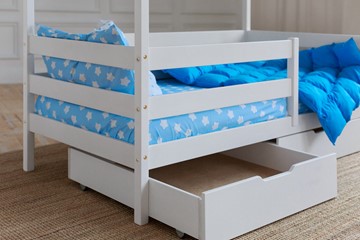 Кровать детская Домик с ящиками, цвет белый в Петрозаводске - предосмотр 3