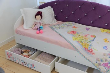 Детская кровать Эльза без бортика, Фиолетовый (щиты) в Петрозаводске - предосмотр 6