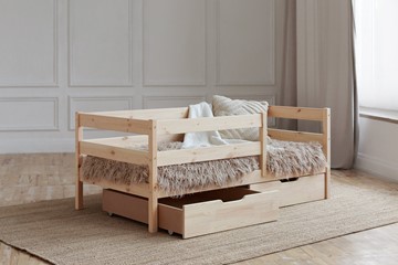 Кровать детская Софа с ящиками, без покраски в Петрозаводске - предосмотр 1