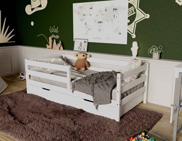 Кровать детская Софа с ящиками, цвет белый в Петрозаводске - предосмотр 3