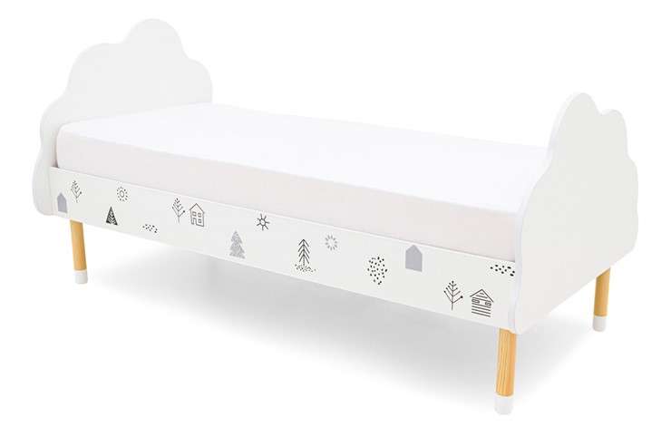 Кровать в детскую Stumpa Облако "Домики ч/б" в Петрозаводске - изображение 5