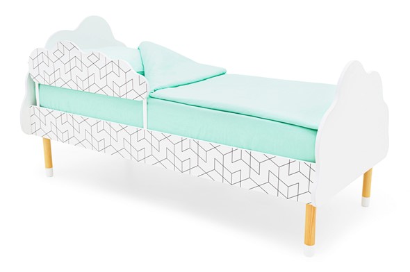 Кроватка Stumpa Облако "Кубики" в Петрозаводске - изображение