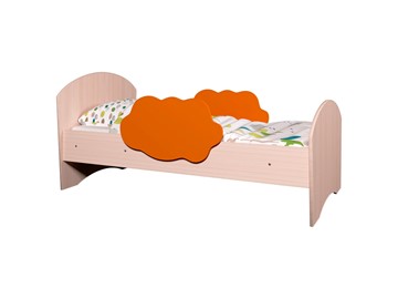 Детская кровать Тучка, корпус Дуб млечный, фасад Оранжевый в Петрозаводске