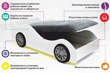 Детская кровать-машина Такси с подъемным механизмом в Петрозаводске - предосмотр 8
