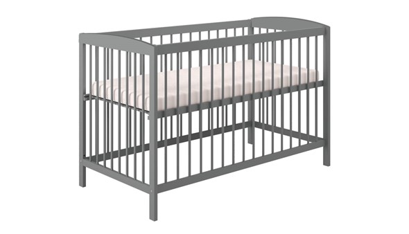Кроватка для новорожденных POLINI Kids Simple 101 Серый в Петрозаводске - изображение