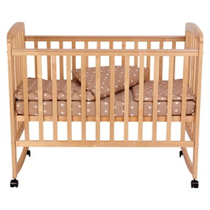 Кроватка для новорожденных POLINI Kids Simple 304 Натуральный в Петрозаводске - предосмотр 3