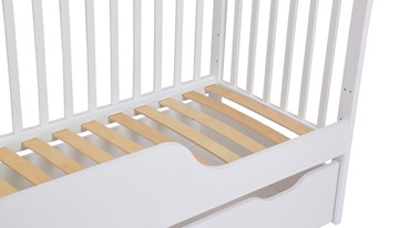 Кроватка для новорожденных POLINI Kids Simple 310-02 Белый в Петрозаводске - предосмотр 2