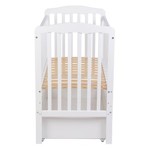 Кроватка для новорожденных POLINI Kids Simple 310-02 Белый в Петрозаводске - предосмотр 3