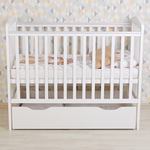 Кроватка для новорожденных POLINI Kids Simple 310-02 Белый в Петрозаводске - предосмотр 8