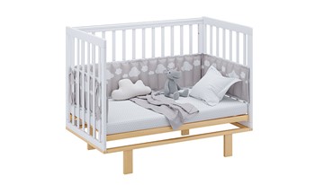 Детская кровать серия 3400 POLINI Kids Simple 340 Белый / Натуральный в Петрозаводске - предосмотр 8
