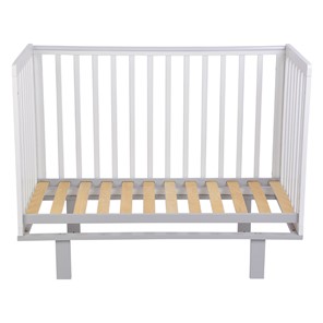Кровать для новорожденных серия 3400 POLINI Kids Simple 340 Белый / Серый в Петрозаводске - предосмотр 3