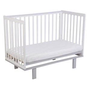 Кровать для новорожденных серия 3400 POLINI Kids Simple 340 Белый / Серый в Петрозаводске - предосмотр 4