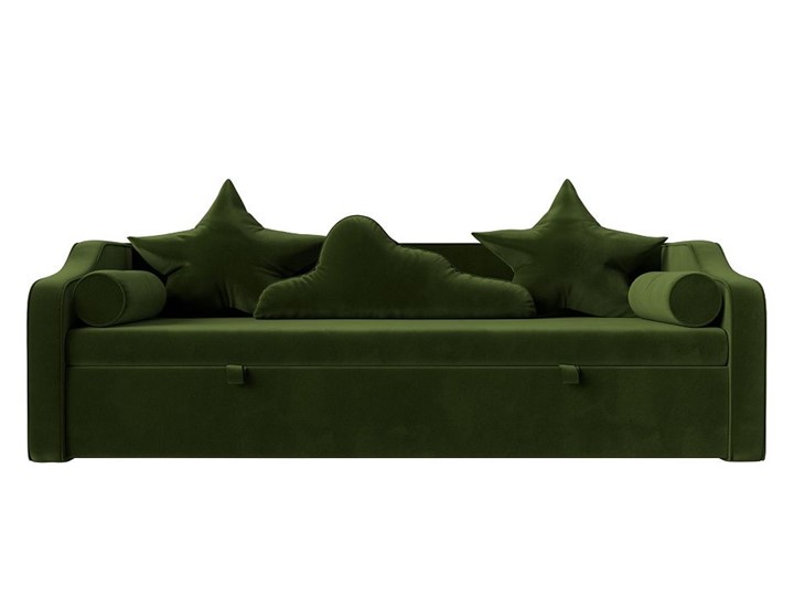 Диван-кровать Рико, Зеленый (Микровельвет) в Петрозаводске - изображение 1