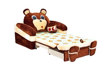 Детский диван Медведь с подушкой, ширина 120 см в Петрозаводске - предосмотр 2