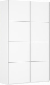 Шкаф 2-х створчатый Прайм (ДСП/ДСП) 1200x570x2300, белый снег в Петрозаводске - предосмотр
