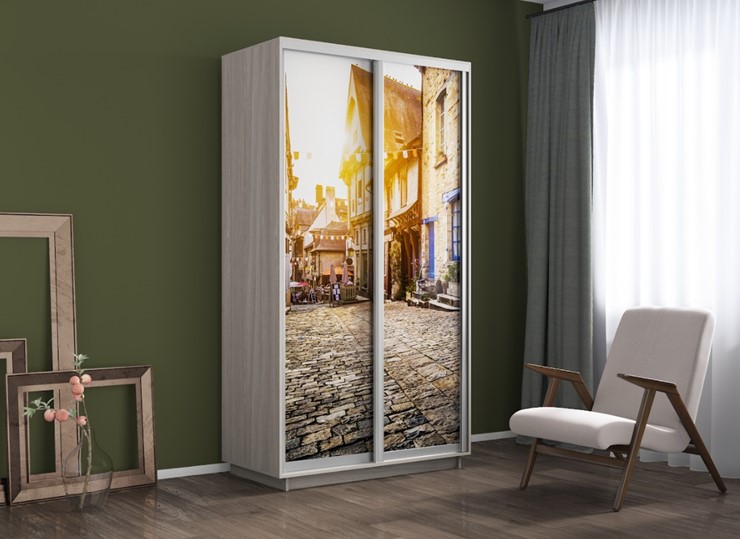 Шкаф 2-дверный Экспресс 1200x600x2400, Улица/шимо светлый в Петрозаводске - изображение 3