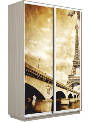Шкаф 2-створчатый Экспресс 1400x600x2400, Париж/шимо светлый в Петрозаводске - изображение