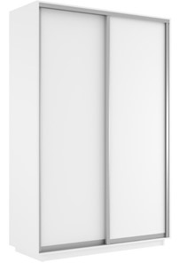 Шкаф 2-дверный Экспресс (ДСП) 1200х600х2400, белый снег в Петрозаводске - предосмотр