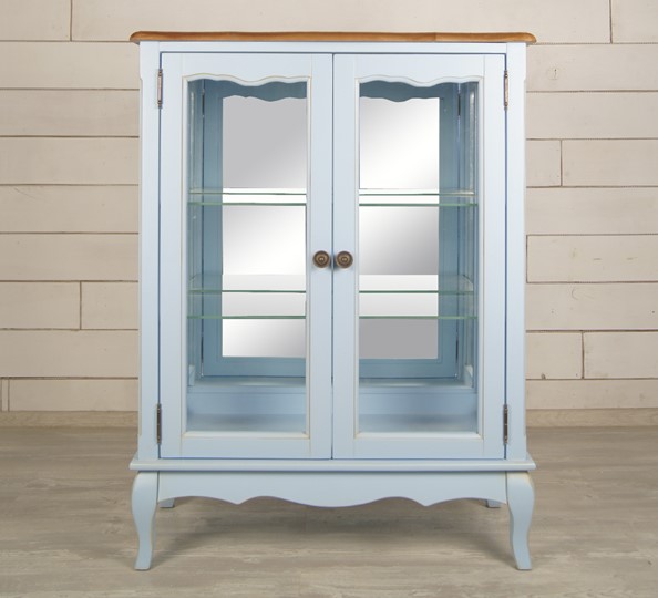 Шкаф 2-дверный Leontina для посуды (ST9318B) Голубой в Петрозаводске - изображение 2
