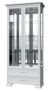 Шкаф-витрина Грация ШР-2, белый, 4 стекла в Петрозаводске