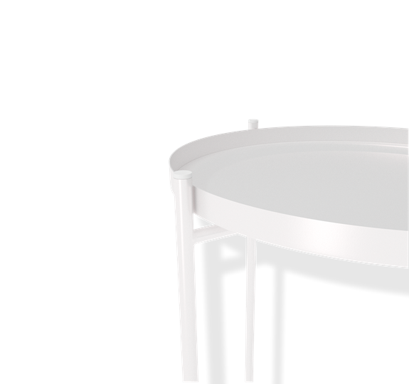 Круглый стол SHT-CT8 (белый муар) в Петрозаводске - изображение 2